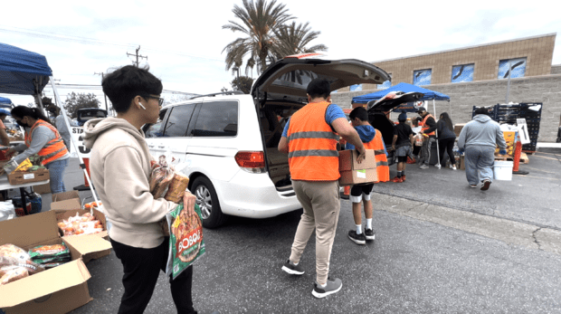 Drive-Thru Food Pantry Brings Relief to Thousands in Southern California Food Desert